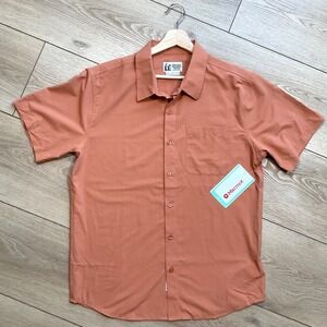 Marmot Aerobora SS Button Up Shirt‎ Short Sleeve Sunburn Casual Medium